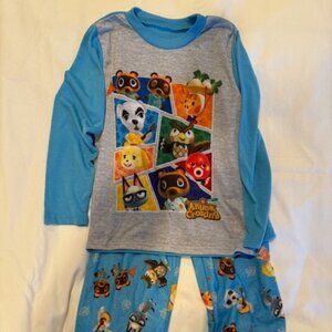 Kids Animal Crossing New Horizons PJs (Small) 2 Piece Pajamas Set